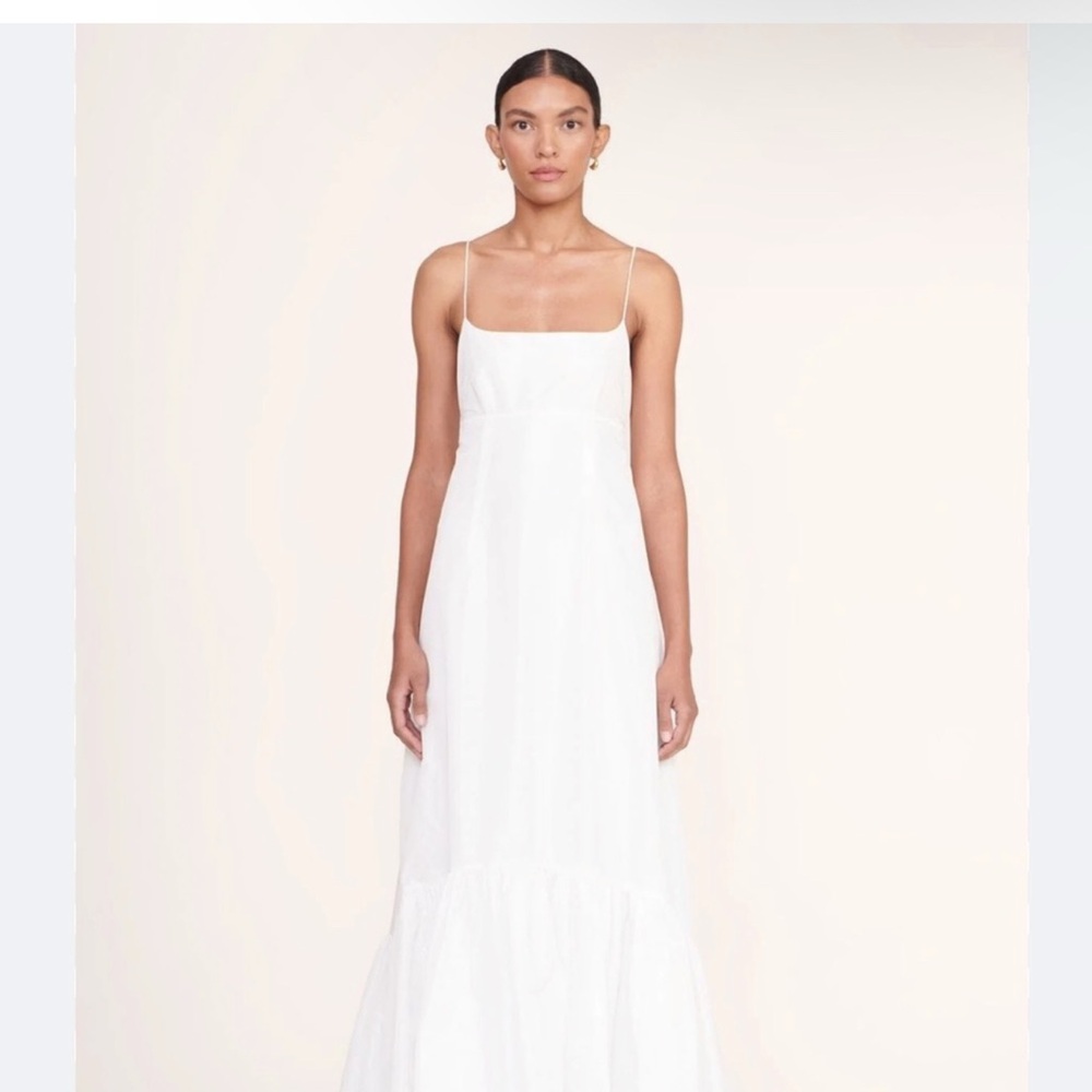 STAUD Florence White Maxi Dress | NEW WITH TAGS